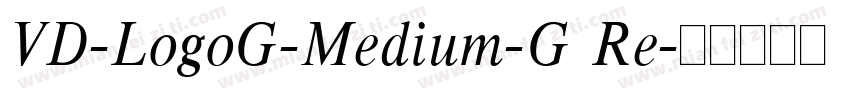 VD-LogoG-Medium-G Re字体转换